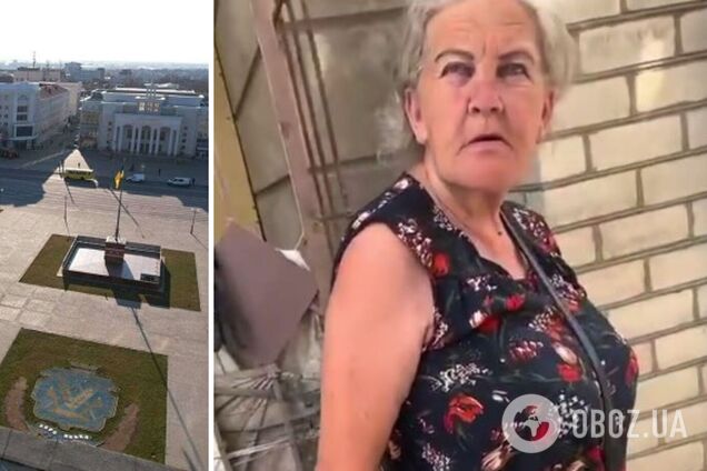 'Я Россию больше люблю': в Херсоне фанатка оккупантов пожаловалась на Украину. Видео