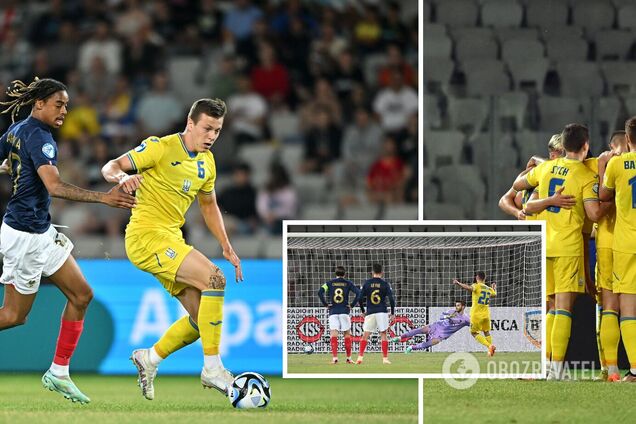 Україна вийшла у півфінал Євро-2023 з футболу U-21, забивши три голи Франції