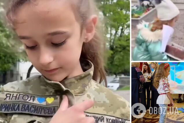 Семилетняя дочь погибшего героя стала 'Ангелом' для ВСУ: девочка собрала деньги на авто и тепловизоры. Видео
