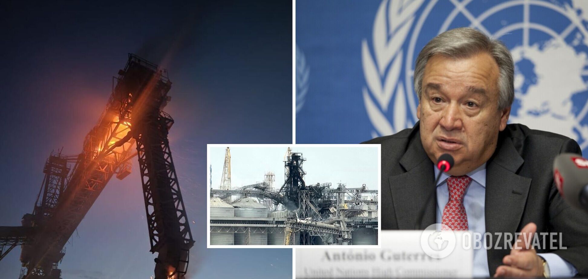 'Завдають шкоди всім': генсек ООН відреагував на ракетні удари РФ по портах України 