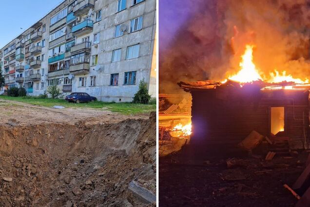 Есть попадания в жилые дома: оккупанты атаковали 'Шахедами' Семеновку на Черниговщине. Фото