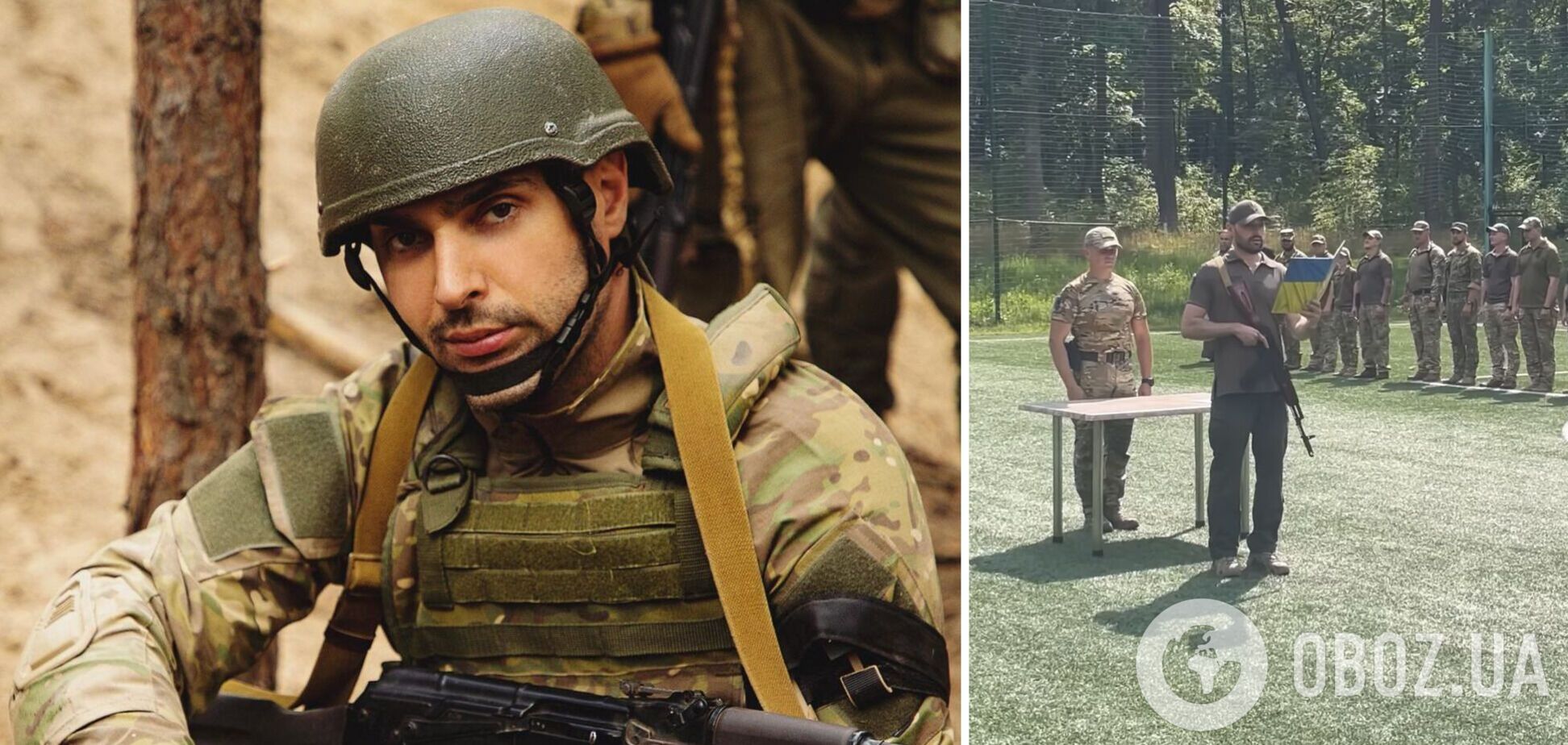 Виталий Козловский принял присягу после прохождения учений на полигоне: видео растрогало фанов