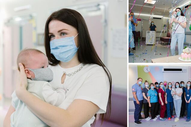 В Україні вперше провели трансплантацію кісткового мозку 2-місячній дитині. Фото