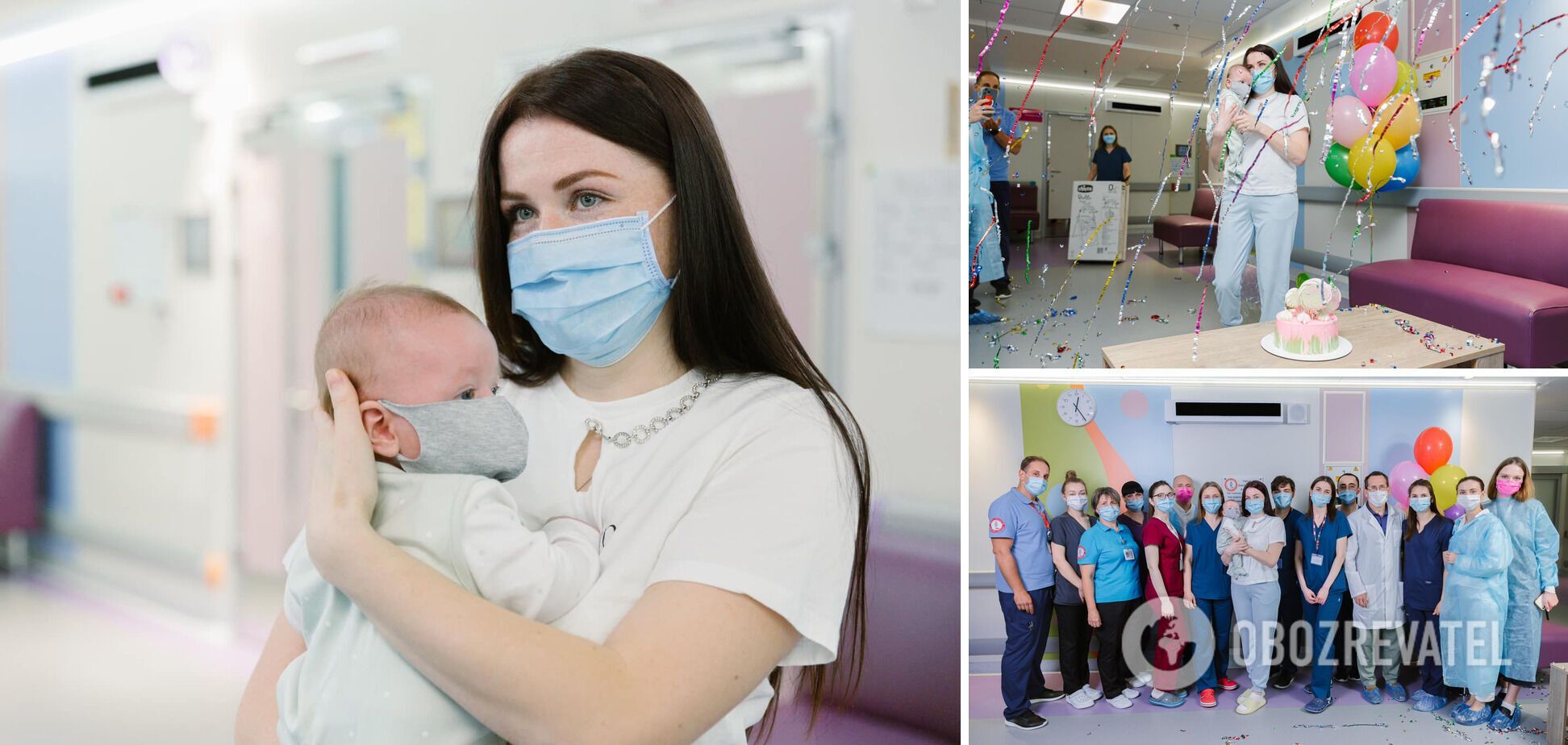 В Украине впервые провели трансплантацию костного мозга 2-месячному ребенку. Фото