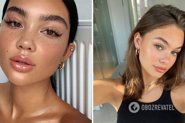 Сяюча шкіра та 'глянцеві' губи: п'ять секретів макіяжу clean girl, який підкорив модниць у всьому світі. Фото