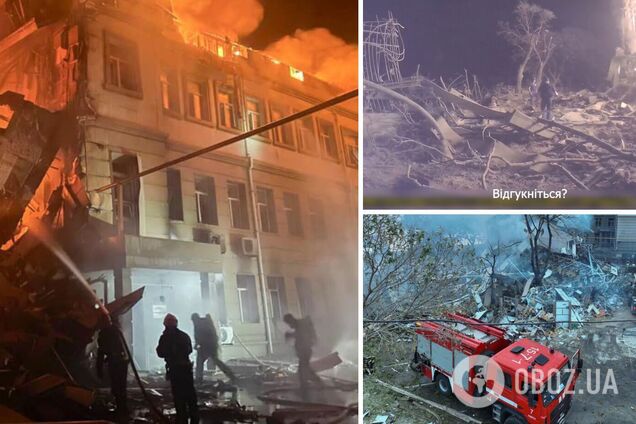 Люди кричали из-под завалов: патрульные показали первые минуты после ударов оккупантов по Одессе. Видео