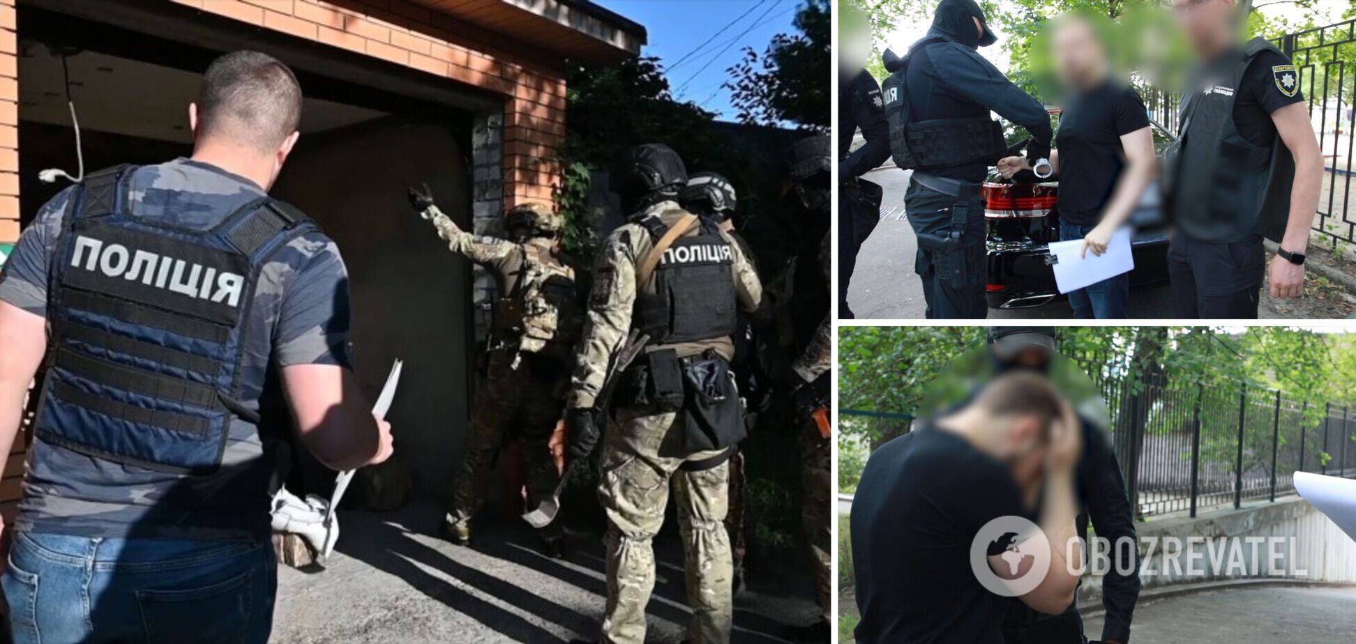 Полиция Киева задержала преступников, занимавшихся рейдерским захватом автостоянок и гаражных кооперативов. Фото и видео