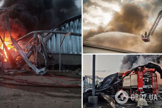 Росія вночі вдарила 'Калібрами' по агропідприємству Одещини: знищено зерновий термінал, постраждали люди. Фото