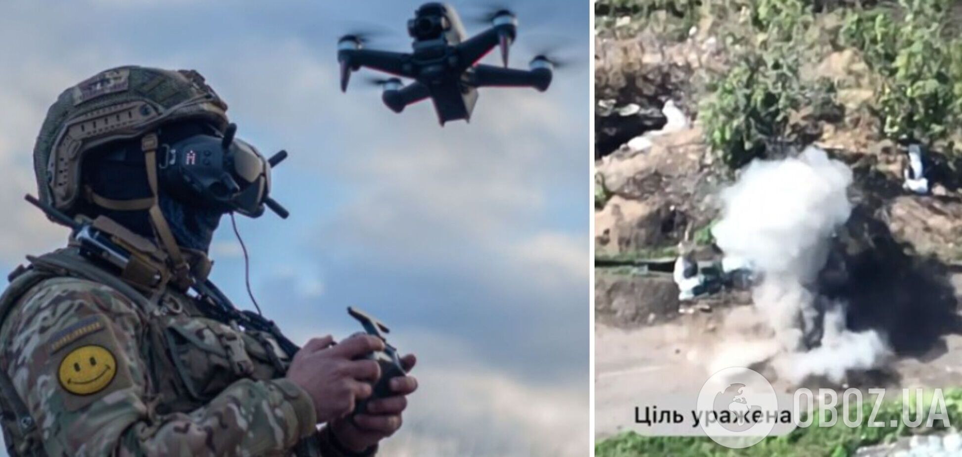 Точно в ціль: Донецька ТрО показала, як знищує ворога за допомогою FPV-дронів. Відео