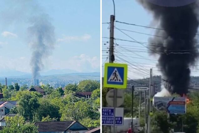 В оккупированном Крыму разгорелся масштабный пожар. Фото и видео