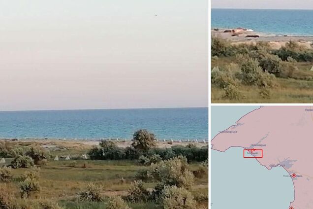 Ждут танков с моря? Оккупанты установили в Евпатории 'зубы дракона' прямо на берегу. Фото