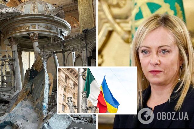 'Россия уничтожает европейскую цивилизацию': Мелони заявила, что Италия поможет Одессе восстановить Преображенский собор