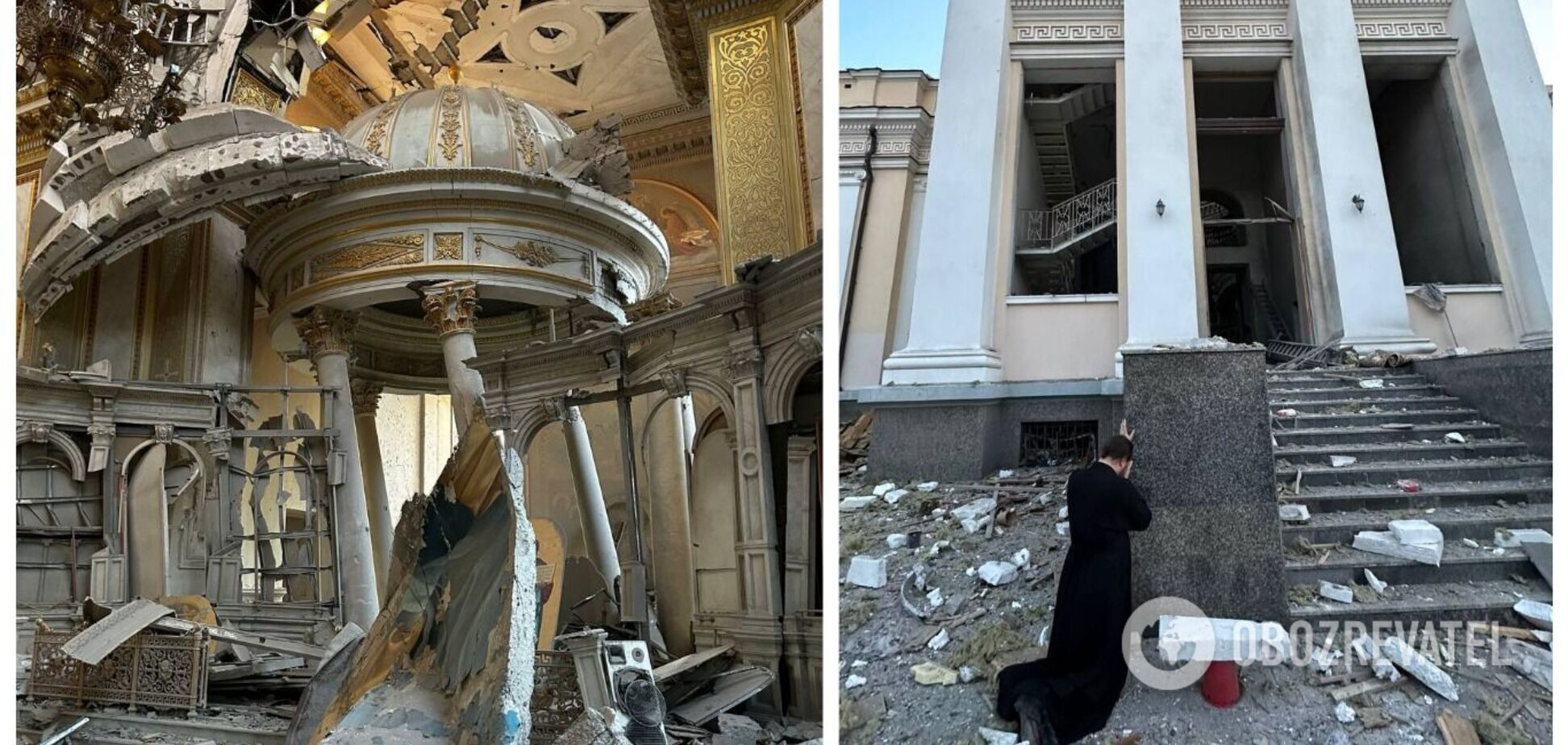 Який вигляд зараз має Спасо-Преображенський собор в Одесі, який знищували 'Совєти', а тепер атакувала Росія. Фото