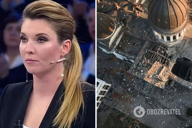 Скабєєва цинічно заявила, що Україна сама обстріляла собор у Одесі: в мережі відреагували