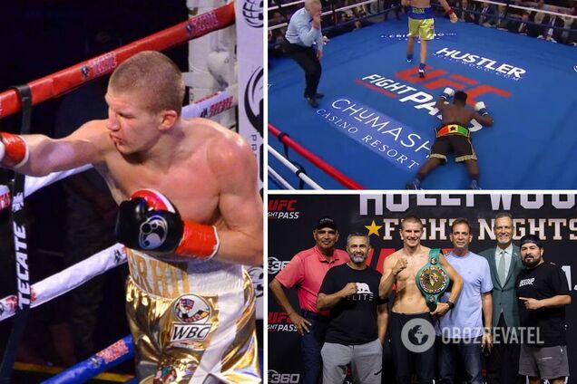 Известный украинский боксер выиграл чемпионский бой нокаутом в 1-м раунде. Видео