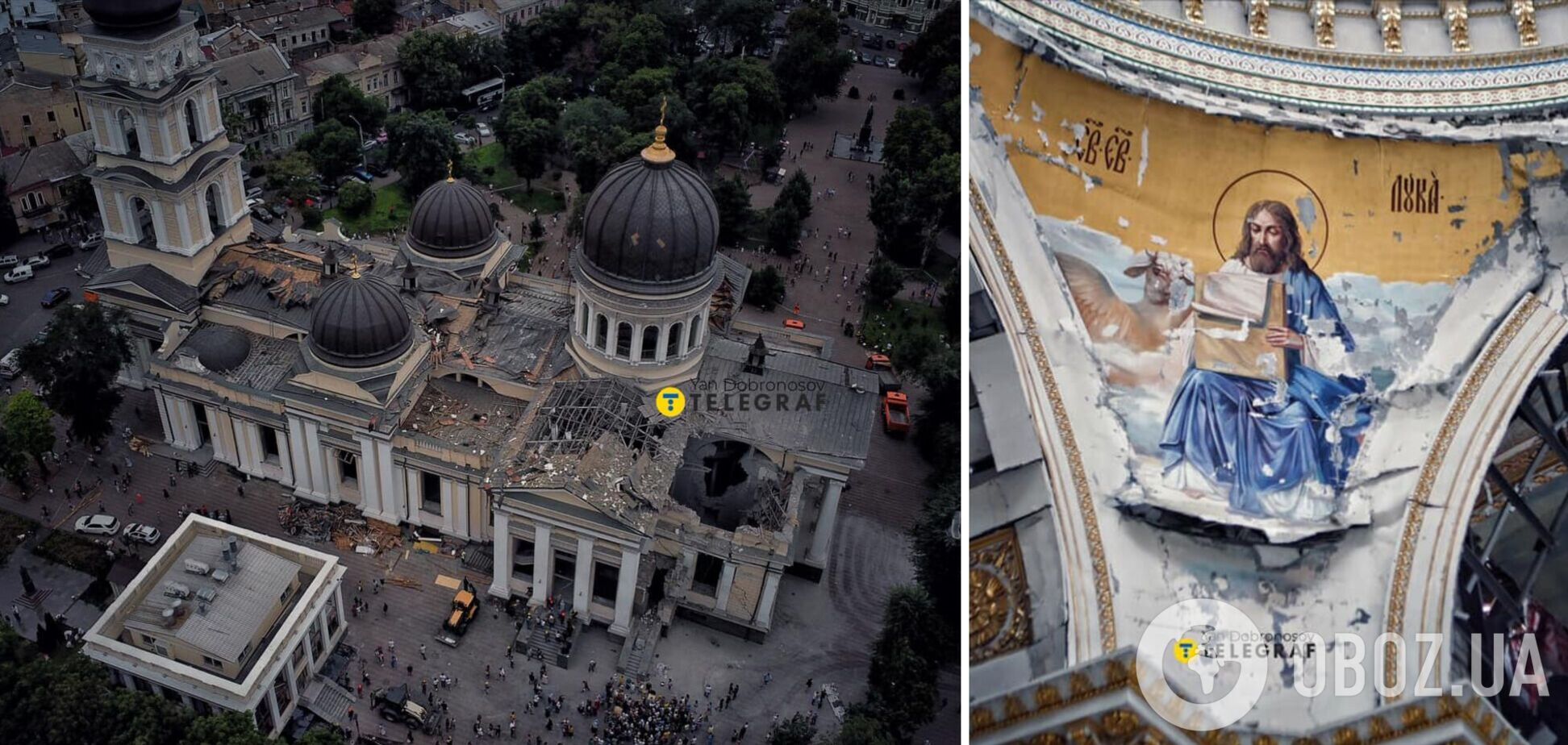 'Ворог не вірить у Бога': фотограф показав апокаліптичні кадри зруйнованого центру Одеси