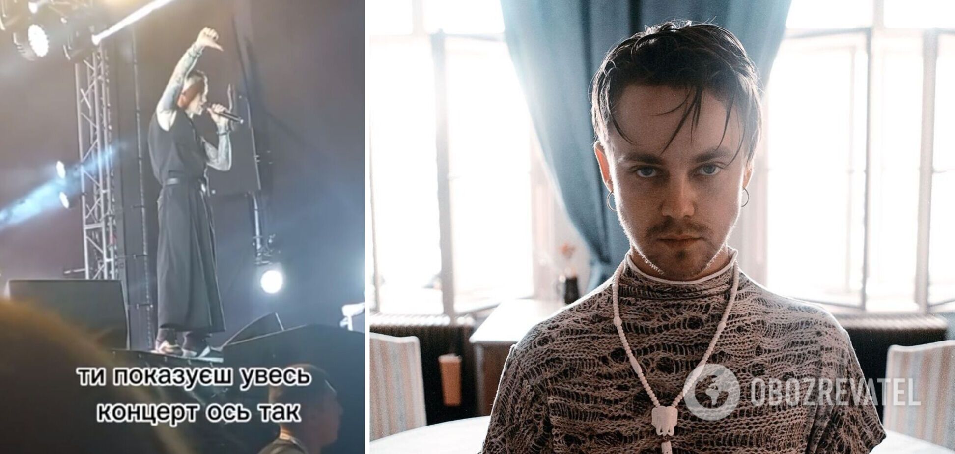 Показывал дизлайк на протяжении всего выступления: Пивоваров поскандалил с фаном прямо во время концерта. Видео