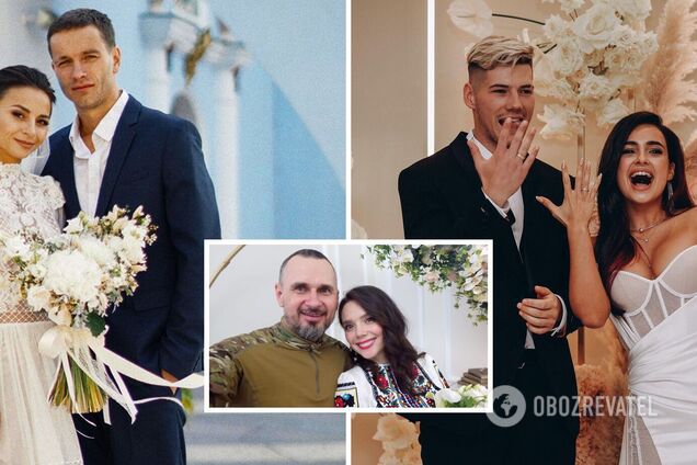 Кохання понад усе: п'ять українських знаменитостей, які одружилися під час війни. Фото