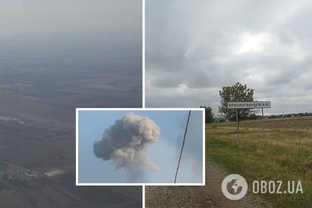 У Криму вранці знову прогриміли вибухи: окупанти заявили про 'атаку БПЛА' та влучання у склад БК. Фото й відео
