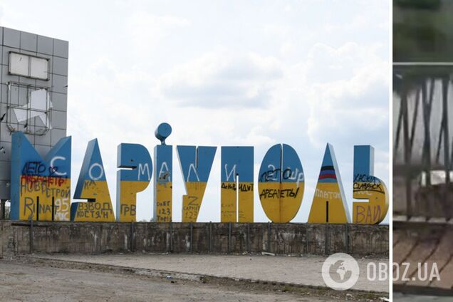 У Маріуполі окупанти замінували всі мости та облаштували біля них оборонні споруди. Відео