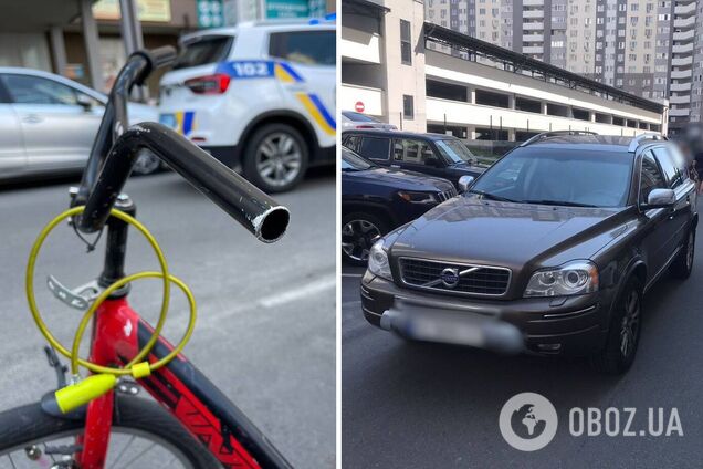 Дитина зачепилась за два авто та впала