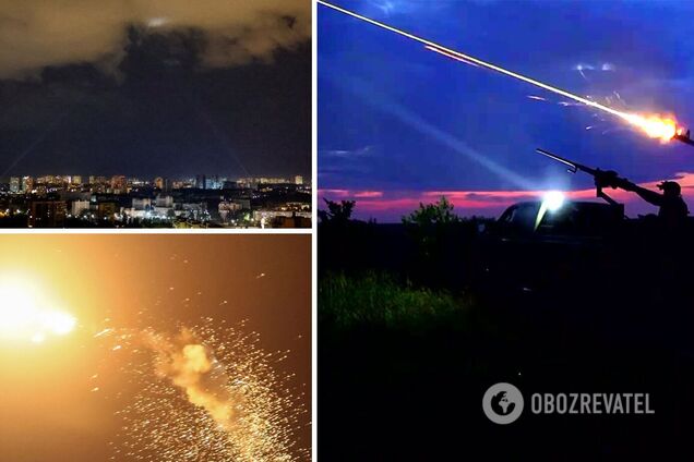 Росія вночі запустила по Україні вісім 'Шахедів' і два 'Калібри': сили ППО збили всі дрони