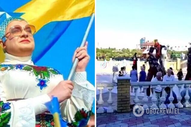 'Раша, гудбай': в оккупированном Донецке неожиданно зазвучала песня Сердючки. Видео