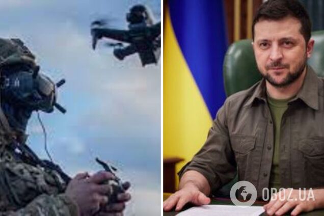 'Украинская сила побеждает российское зло!' Зеленский пообещал еще больше дронов в этом году