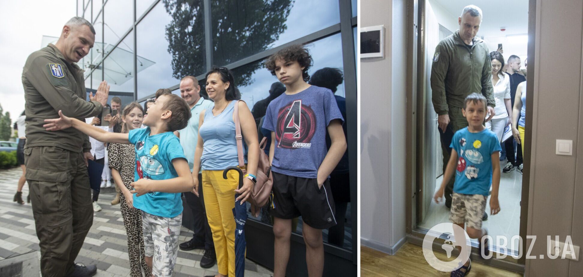 Кличко вручив переселенцям ордери та ключі від квартир для тимчасового проживання