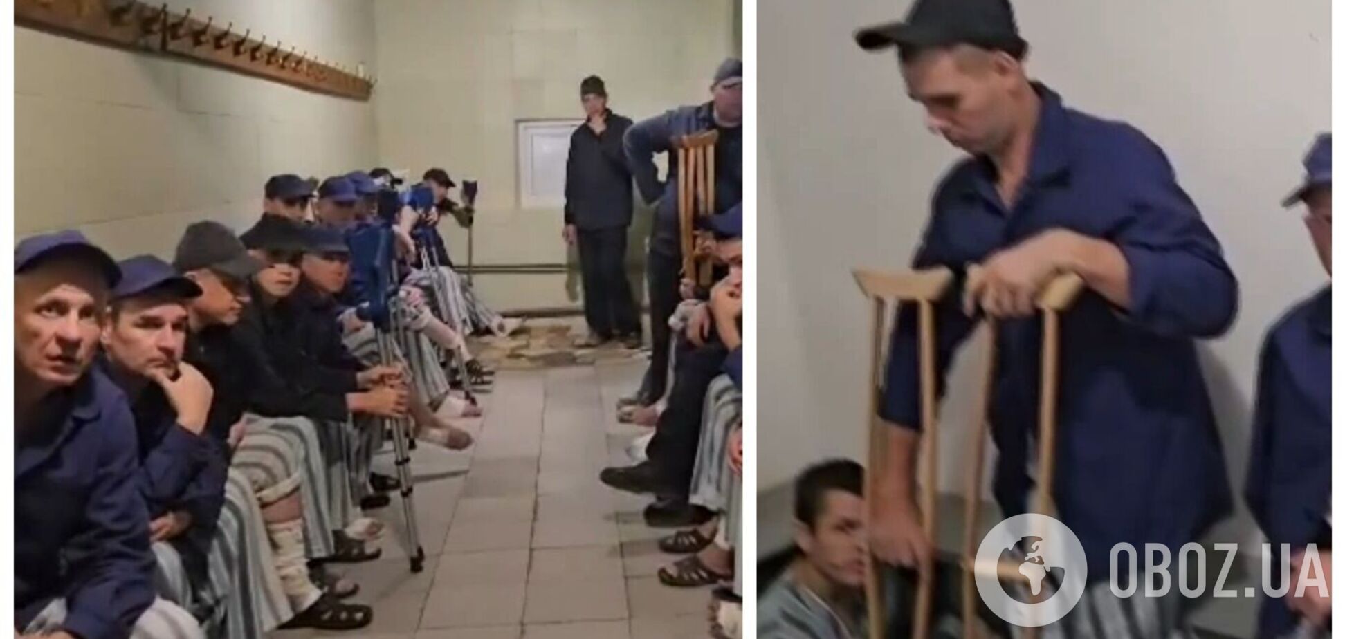 'Украинцы спасают россиян от россиян': в сети показали, как пленных оккупантов спускают в бомбоубежище во время тревоги. Видео