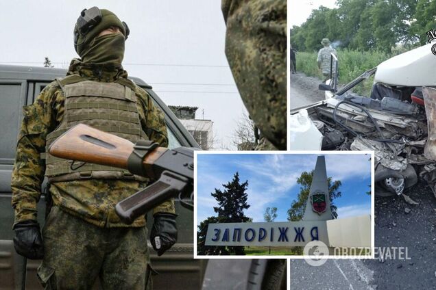 На Запорожье оккупант устроил пьяное смертельное ДТП: его 'отмазали'. Фото