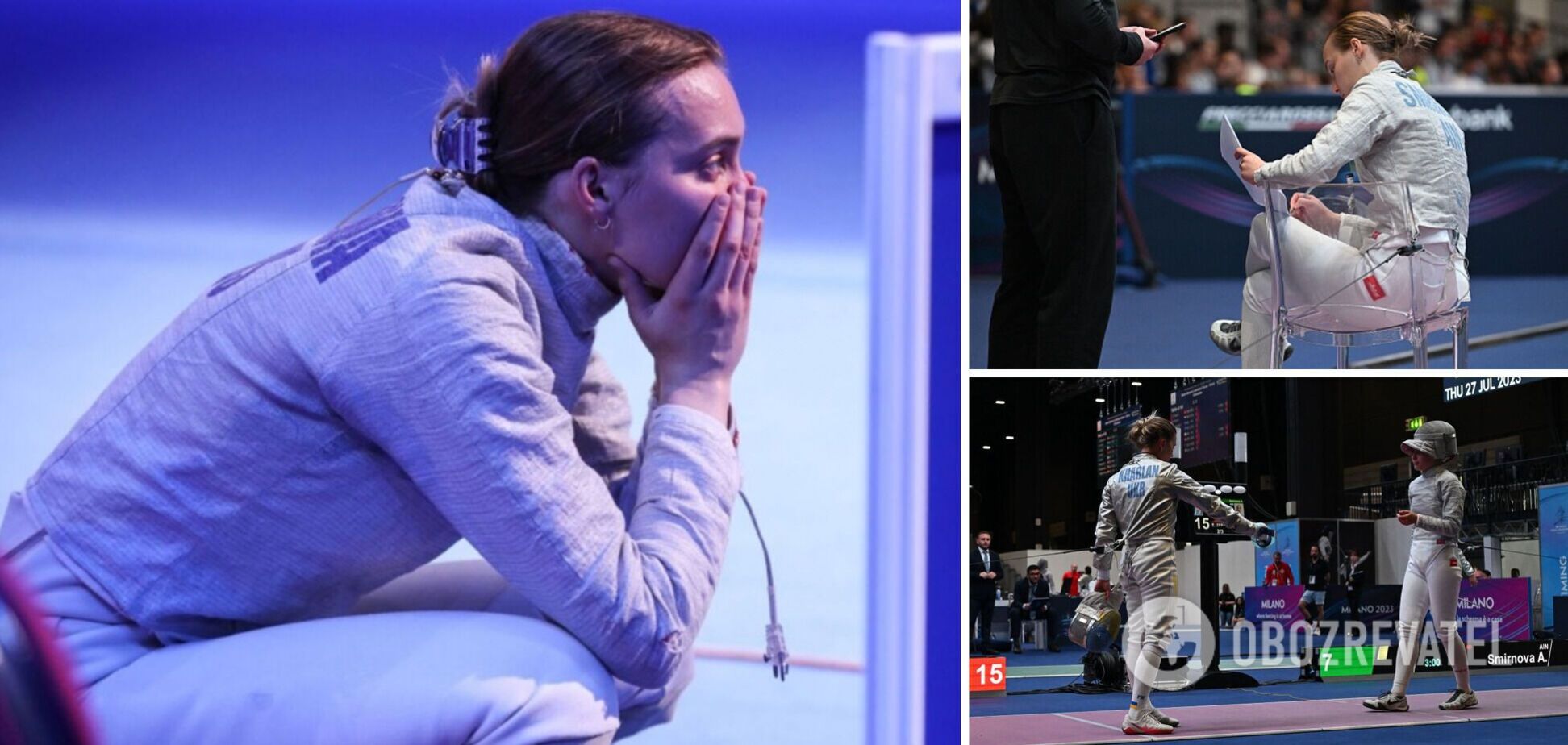 На ЧМ по фехтованию 'послали' россиянку, которая устроила цирк после поражения от Харлан