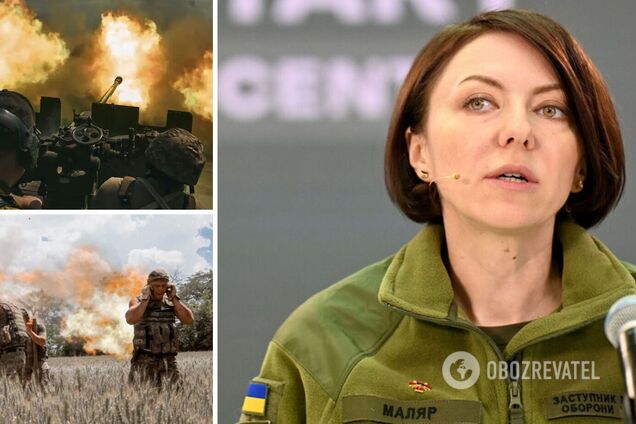 'Намагаються зупинити наш наступ': Маляр заявила, що РФ підтягує сили по всій лінії фронту, і назвала цілі ворога