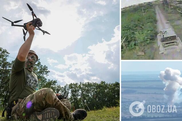 Украинский FPV-дрон превратил российский 'Солнцепек' в груду металлолома. Видео