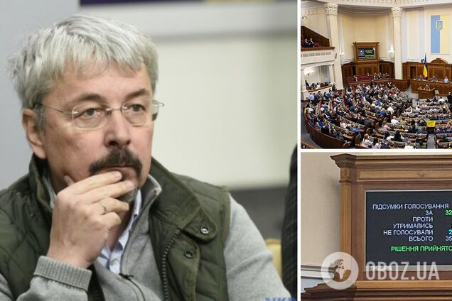 Депутаты Рады отправили в отставку главу Минкульта Ткаченко
