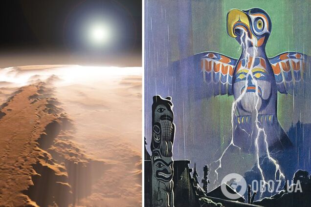 На Марсе обнаружили 'след' гигантской мифологической птицы: как он образовался