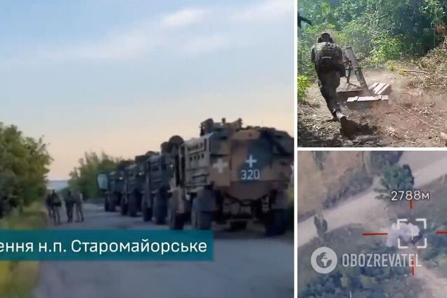 Украинские морпехи показали, как освобождали от оккупантов Старомайорское. Видео