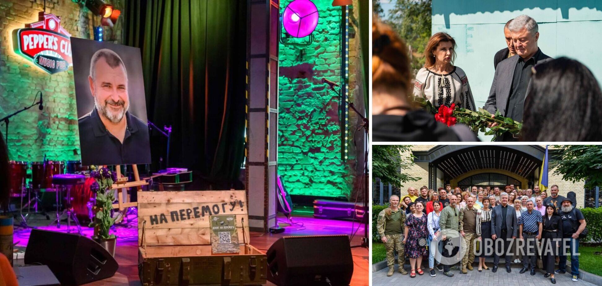 Порошенко с побратимами почтил память Глеба Бабича: будет книга и фильм о поэте и воине