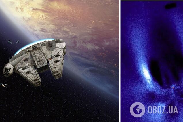 К Земле летит рогатая комета, похожая на космический корабль Хана Соло из 'Звездных войн'