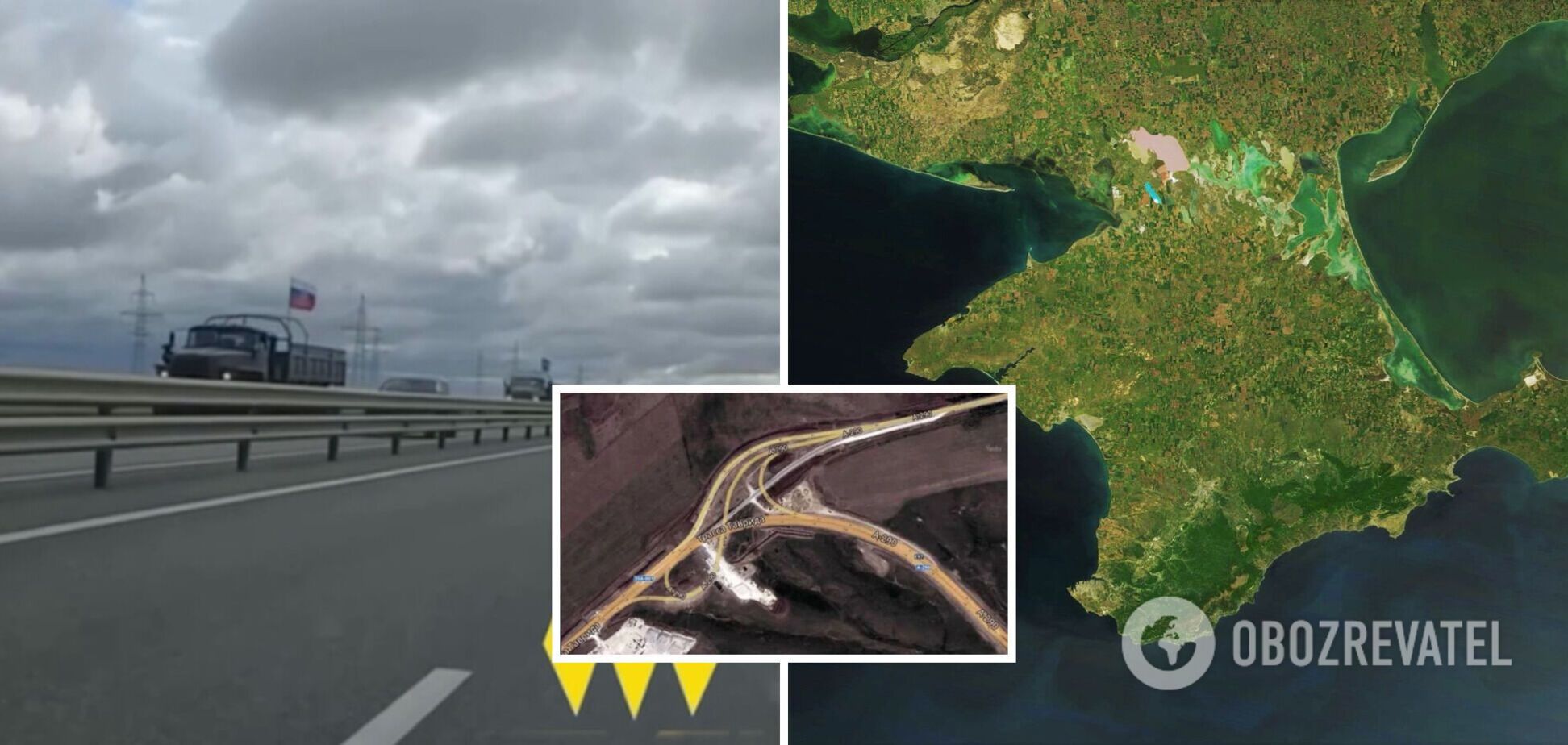 Переброска вражеской военной техники в Крыму