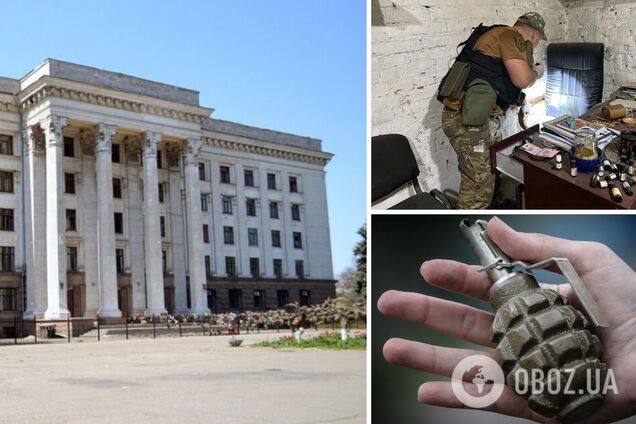 В Одесі в Будинку профспілок стався вибух гранати: загинув чоловік. Фото і відео