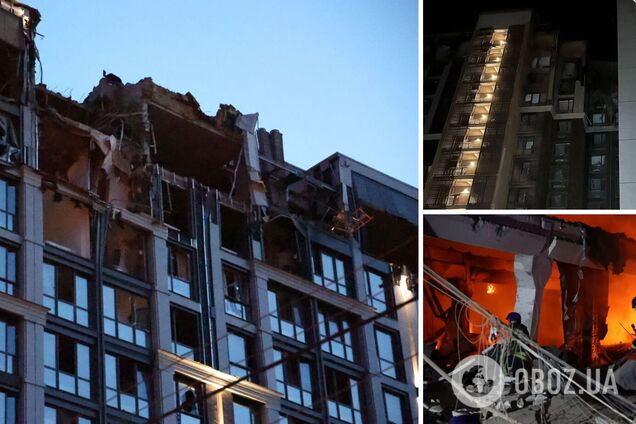 Верхні поверхи новобудови у Дніпрі, куди влучила російська ракета, були незаселені: ніхто не загинув