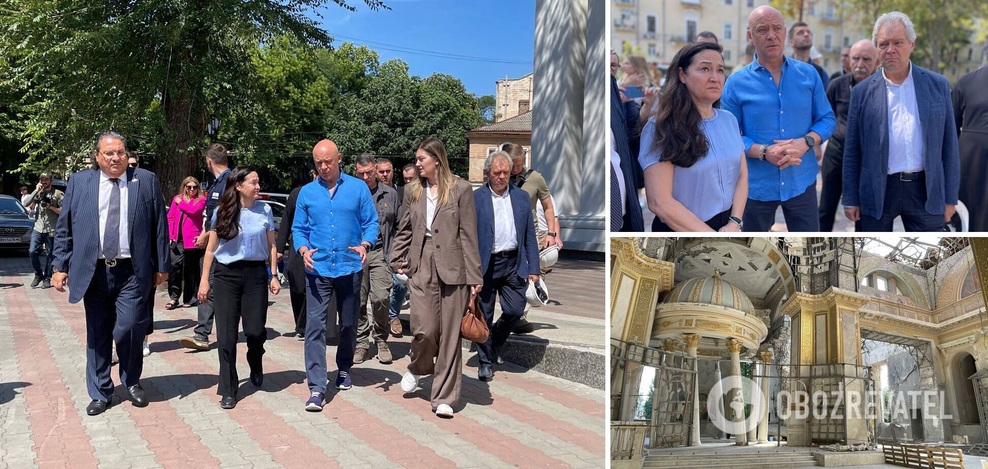 В Одесу прибула місія ЮНЕСКО для оцінки шкоди від ракетних ударів РФ. Фото