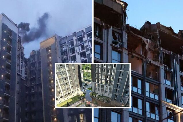 Как выглядит дом в Днепре после прилета российской ракеты: появились новые фото и видео