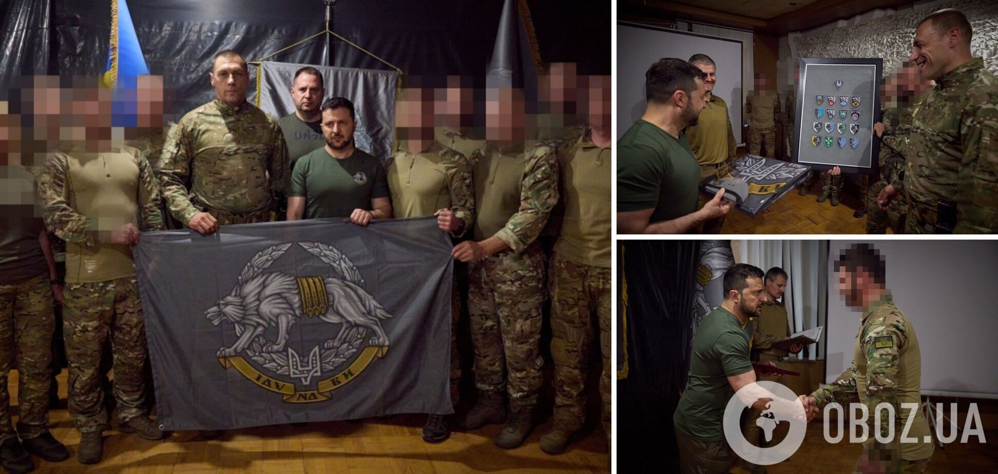 Зеленский в Донецкой области вручил награды украинским военным