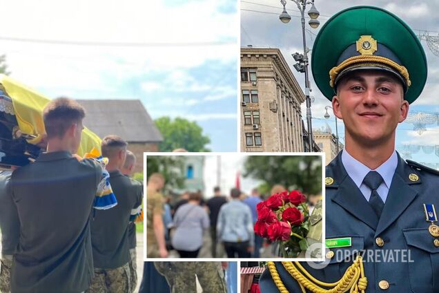 Ему было всего 20: на Хмельнитчине простились с лейтенантом, погибшим в боях за Украину. Видео