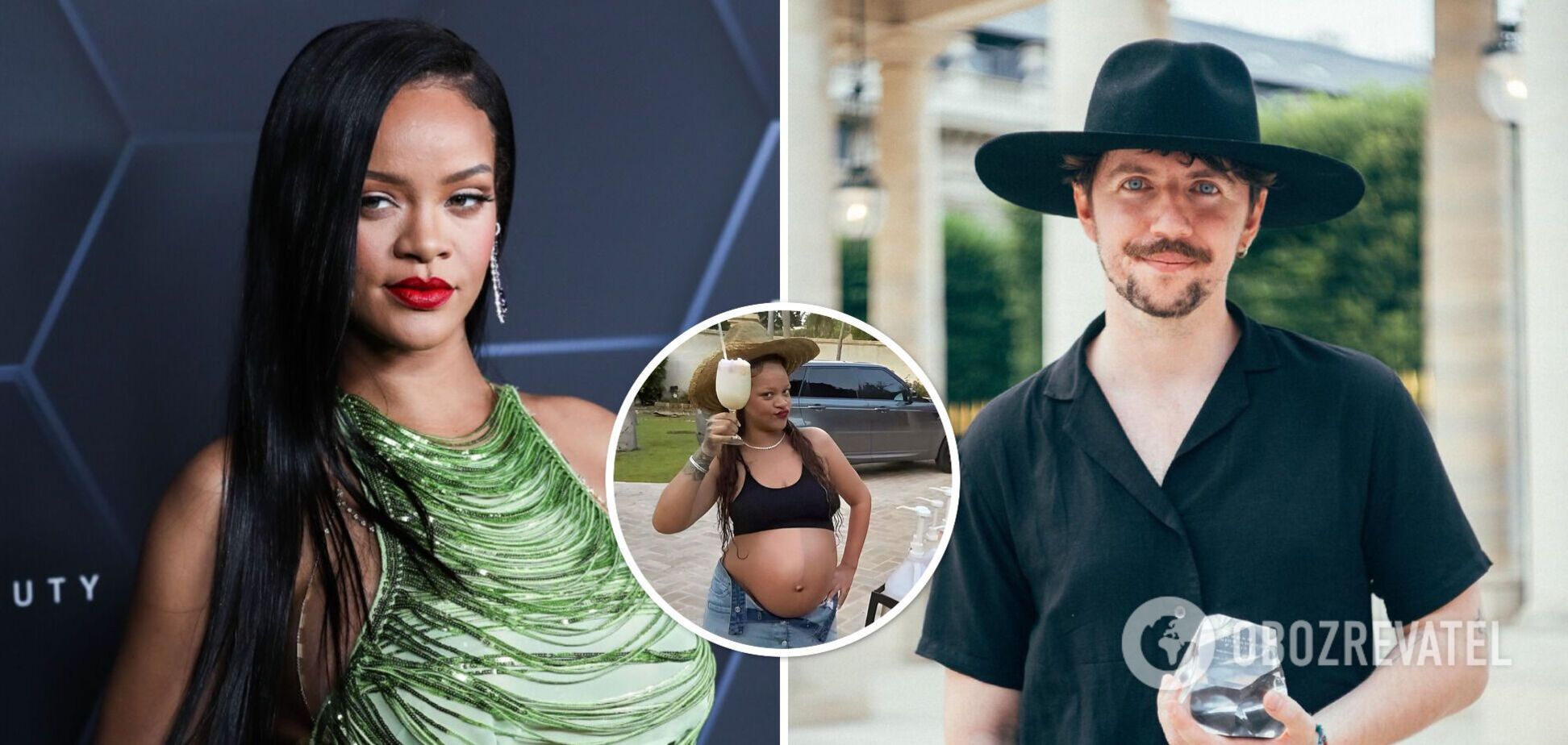 Беременная Рианна без макияжа отдыхала на Барбадосе в шляпе от украинского бренда. Фото и видео