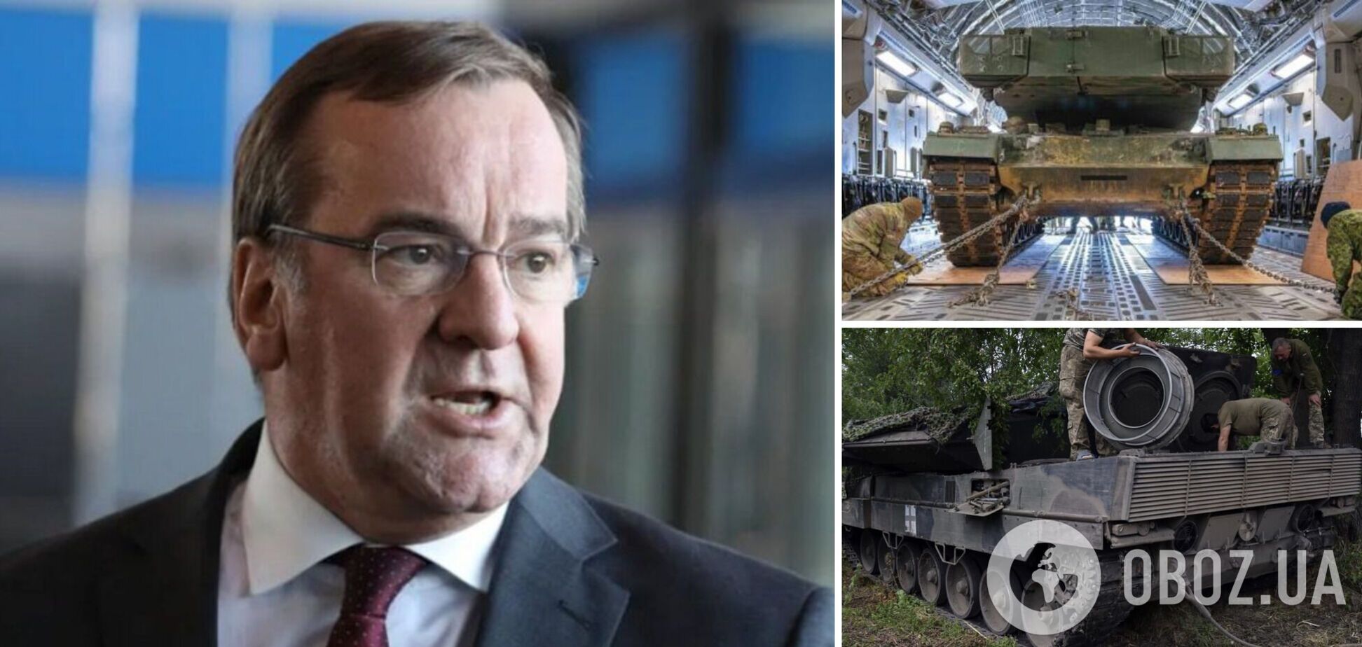 Писториус требует как можно быстрее решить вопрос с центром ремонта танков Leopard: о каком сроке идет речь