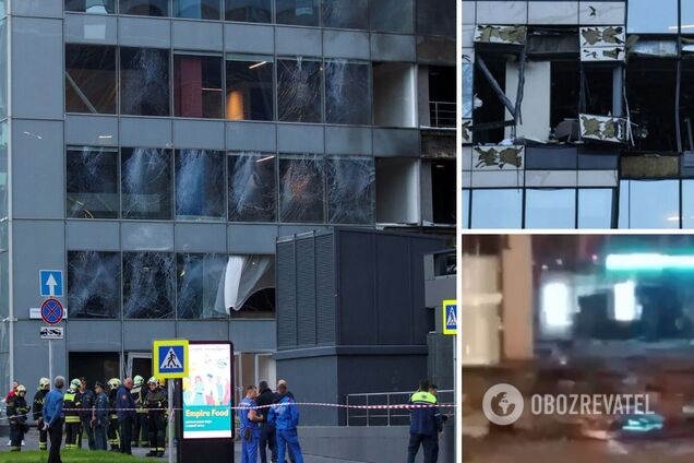 'Этаж раз**бало!' Россияне пожаловались на устрашающую атаку БПЛА на бизнес-центр в Москве. Видео