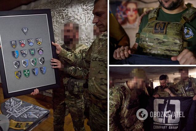 Зеленский получил в подарок шевроны от украинских спецназовцев на передовой: фото